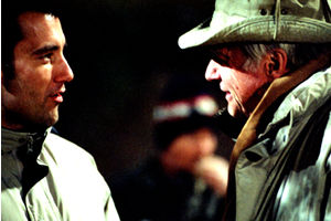 John Frankenheimer dirigiendo a Clive Owen en el episodio "Ambush"