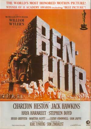 El cartel original de Ben-Hur