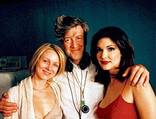 Naomi Watts, David Lynch y Laura Elena Harring